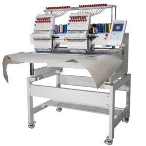 têtes Machine À Broder, 9/12/15 Aiguilles 2 têtes machine à broder peut broder deux tissus en même