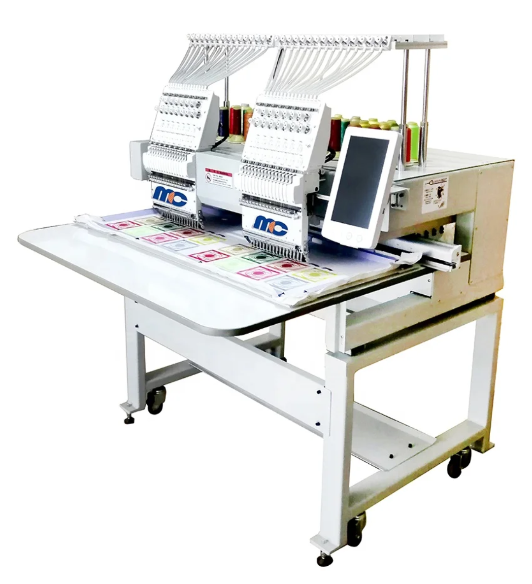 Machine à broder MC Offre Spéciale simple/double tête 9/12/15 aiguilles monogramme à tissage plat – Image 2